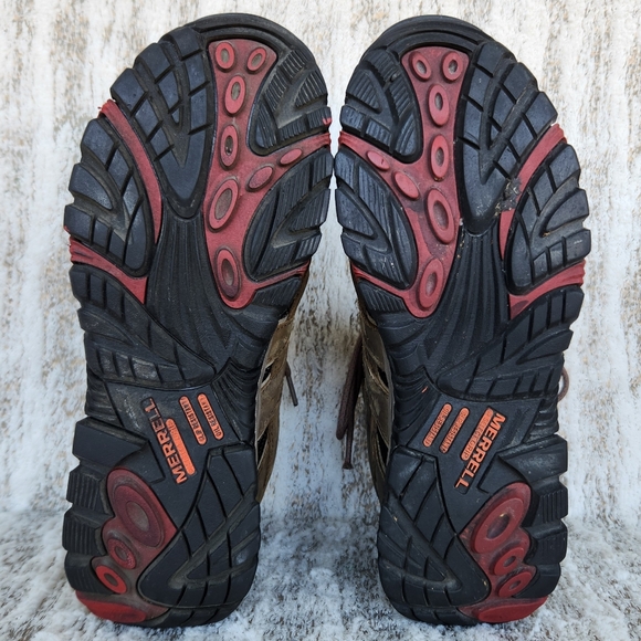 Merrell "Moab 2 Vent Mid Waterproof" Steel Toe Hiking Boot | Women's Size 9.5 - Picture 8 of 15